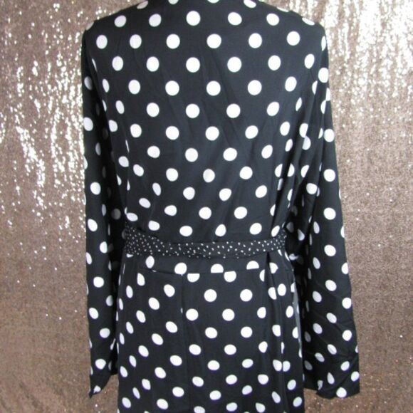 NWT BloomChic polka dot wrap dress 28 / 5X - Picture 10 of 12